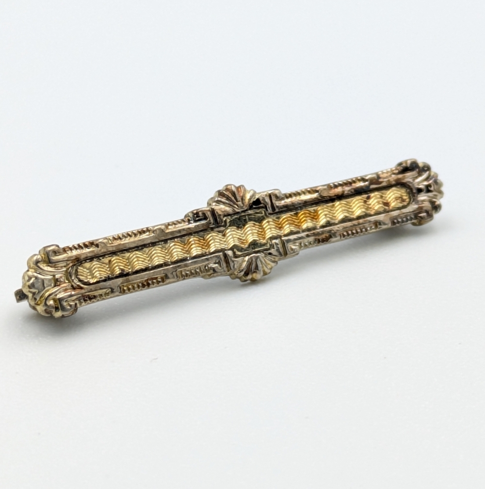 Antique Art Deco small brooch pin  / lingerie pin  / beauty pin
